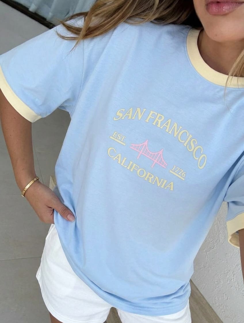 CAMISETA OVERSIZED CALIFORNIA