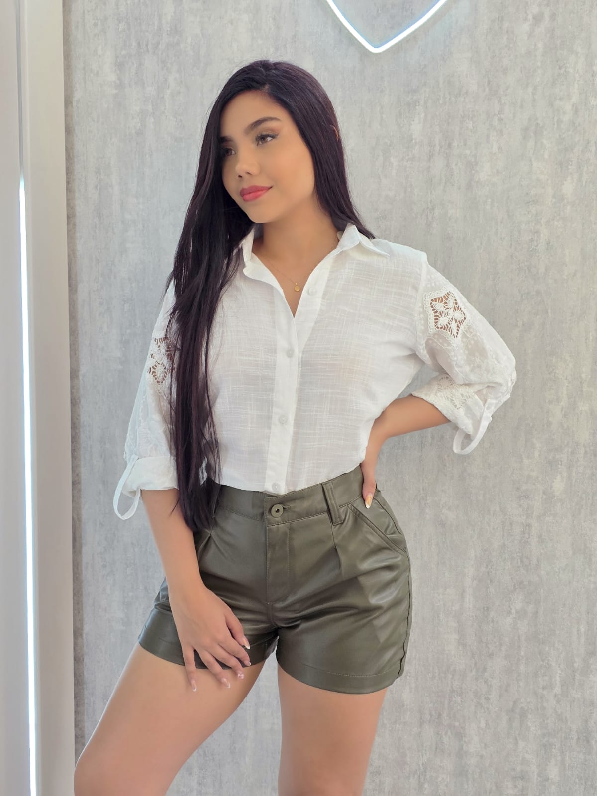 SHORT LIDIA VERDE