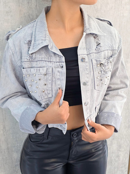 CHAQUETA JEAN JULI